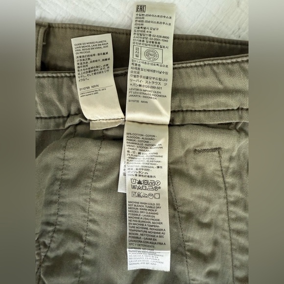 Levi’s XX Chino Standard Taper Pants W32 L30 Olive Green Casual Workwear - Picture 12 of 12